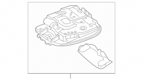 Lampă față Mercedes GLC 20-22 pentru panoramă, gri deschis