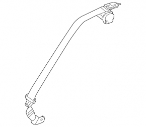 Centură de siguranță spate centrală Mazda 3 14-18 BM neagră, curățabilă chimic
