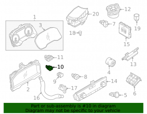 Кнопка отключения вибрации руля Nissan Rogue 21-26