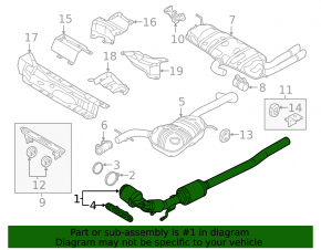 Convertor catalitic VW Jetta 11-18 SUA 1.8T
