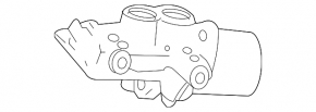 Главный тормозной цилиндр с бачком Mercedes W211