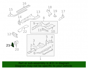 Suportul amplificatorului de bara stanga Audi A4 B8 08-16