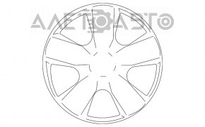 Диск тормозной задний правый Toyota Sienna 11-20