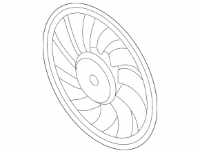 Ventilator de răcire dreapta pentru Audi A6 04-11 mic