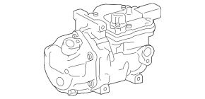 Компрессор кондиционера Toyota Prius 30 10-12
