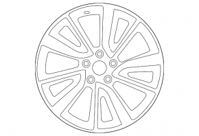 Диск колесный R19 5x114.3 Nissan Rogue Sport 17-19