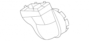 Воздуховод к фильтру Hyundai Santa FE 21-23 2.5T