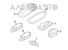 Корпус антенны плавник Polestar 2 21-25