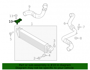 Map sensor Lincoln MKZ 13-16 2.0T