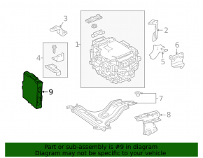 Hybrid Vehicle Control Module Lexus NX300h 15-21