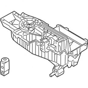 Корпус печки голый Ford Flex 09-11