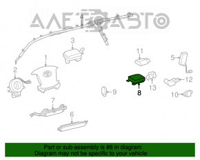 Модуль srs airbag компьютер подушек безопасности Toyota Sequoia 08-09