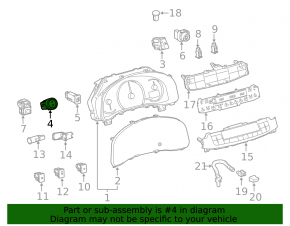 Кнопка зажигания Start-Stop Lexus CT200h 11-17