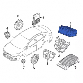 Головное устройство Ford Focus mk3 11-15 дорест