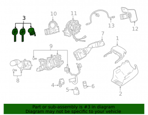 Ключ Toyota Rav4 19-20 3 кнопки