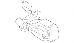 Подушка двигателя задняя Ford Ecosport 18-21 1.0T