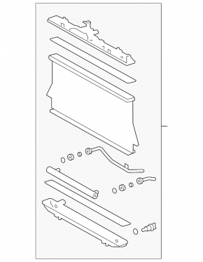 Radiator răcire cu apă de 3,5" pentru Toyota Highlander 11-13