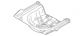Корыто багажника Hyundai Sonata 15-19