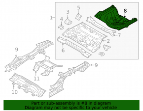 Корыто багажника Hyundai Sonata 15-19