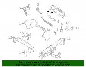 Заглушка буксировочного крюка заднего бампера Mercedes W167 GLE 350 450 20-26