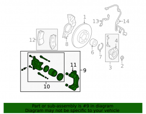 Suportul din față dreapta pentru Mazda6 09-13