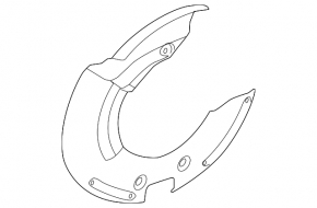 Capac disc de frână față stânga pentru Land Rover Range Rover Velar 20-20 (395mm)