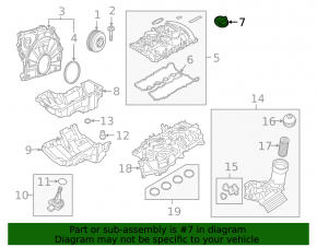 Крышка маслозаливной горловины BMW 2 F44 20-24