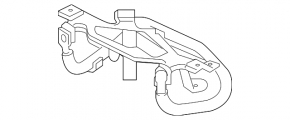 Кронштейн клапана абсорбера Honda Insight 19-22