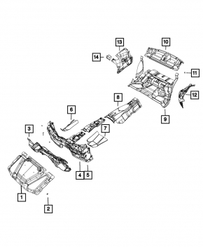 Изоляция капота Chrysler 300 11-23