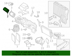 Воздухоприемник печки BMW 7 G11 G12 16-22