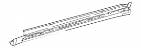 Порог правый Lexus LS 18-23