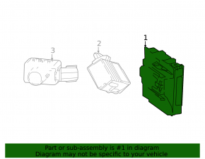 Park Assist Module Toyota Camry v70 18-20 hybrid