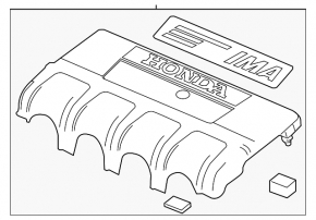 Накладка двигателя Honda CRZ 11-16