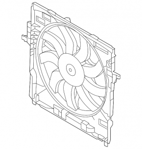 Ansamblu carcasă radiator difuzor BMW 5 GT F07 10-17 4.4T