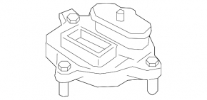 Подушка АКПП Audi A8 13-18 3.0, 4.0