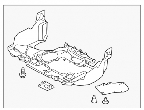 Защита двигателя Subaru Forester 09-13