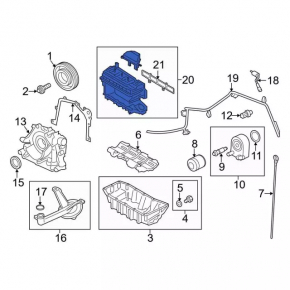 Коллектор впускной Ford Fusion mk5 13-20 1.5Т