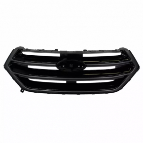 Решетка радиатора grill Ford Edge 15-18 sport, черная, без камеры