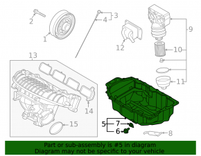 Baie ulei Kia Sorento 21-25 2.5