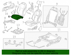 Scaun pasager Honda Accord 23-26 fără airbag, manual, material textil negru cu cusături albe, fără tetieră, curățabil chimic