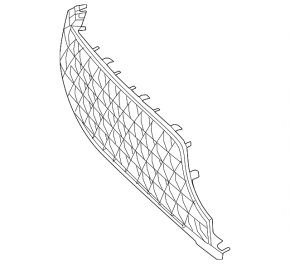 Grilă radiator dreapta jos Mercedes W167 GLE 350 24-26
