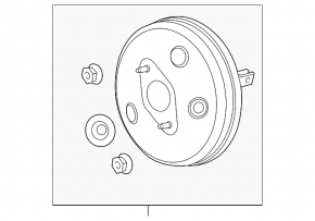 Вакуумный усилитель Ford Fiesta 11-19
