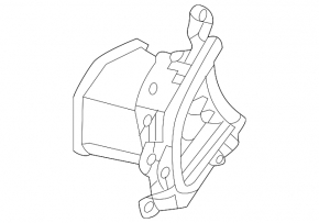 Deflector conductă de aer stânga panou frontal Mazda CX-30 20-26