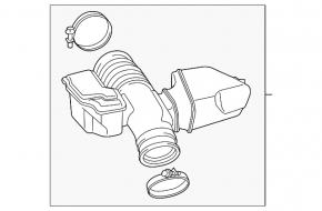 Воздуховод Lexus LX570 08-21
