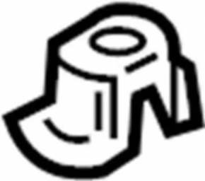 Крепление запасного колеса Nissan Rogue 14-20