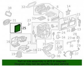 Evaporator Chevrolet Equinox EV 24-26