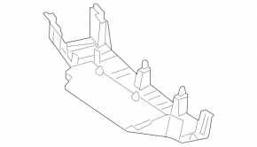 Placă arc braț de control inferior, spate dreapta, Mercedes Clasa A V177 19-22