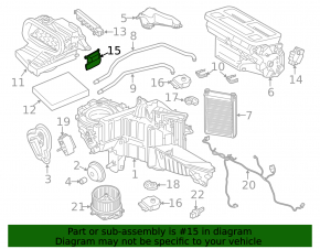 Motor acționare încălzire aer condiționat Ford Mustang mk6 15