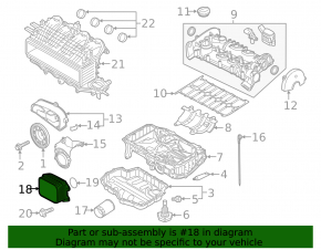 Масляный охладитель двигателя VW Jetta 19-21 1.4T