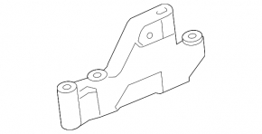 Кронштейн подушки двигателя передней Lexus RX350 10-12